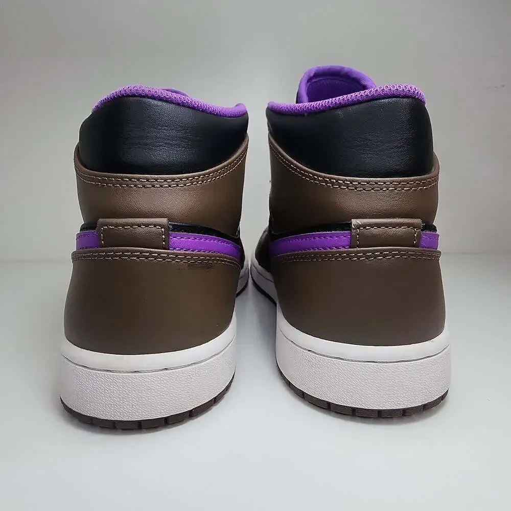 Air Jordan 1 Mid Palomino Wild Berry Men Size 10